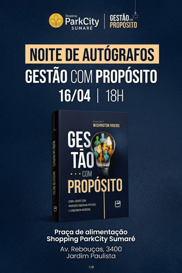 Lançamento do livro Gestão com Propósito