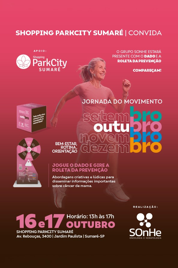 Ação Outubro Rosa no ParkCity Sumaré